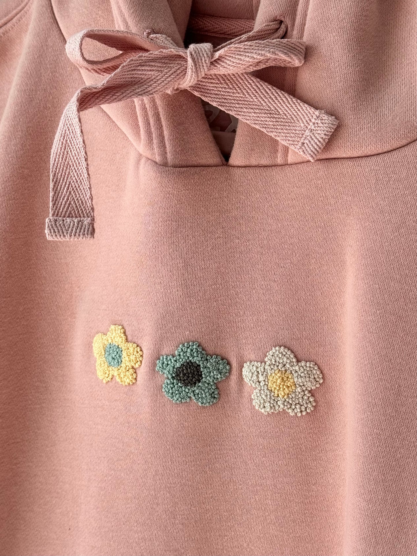 pink flower hoodie