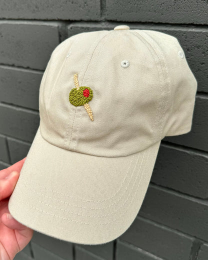 olive martini hat
