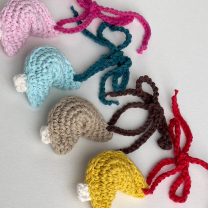 fortune cookie bag charm