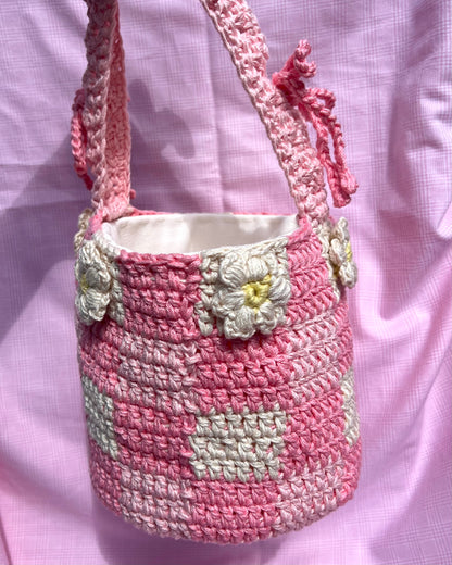 daisy picnic bucket bag