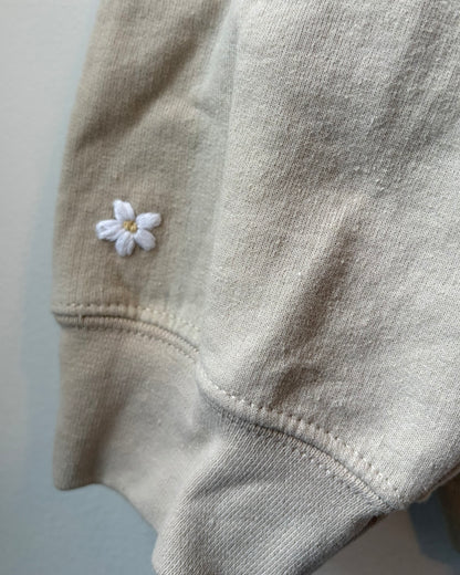 Strawberry embroidered crewneck