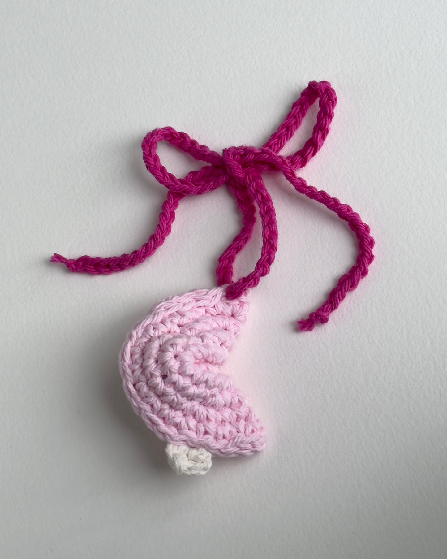 fortune cookie bag charm