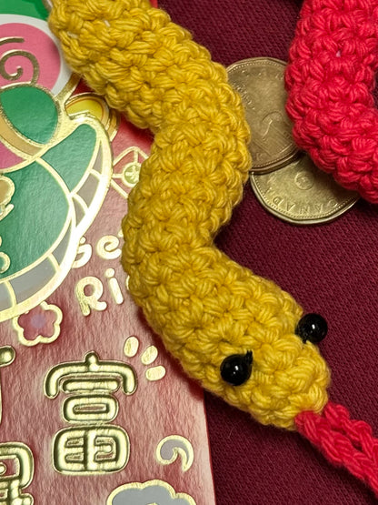Snake bag charm